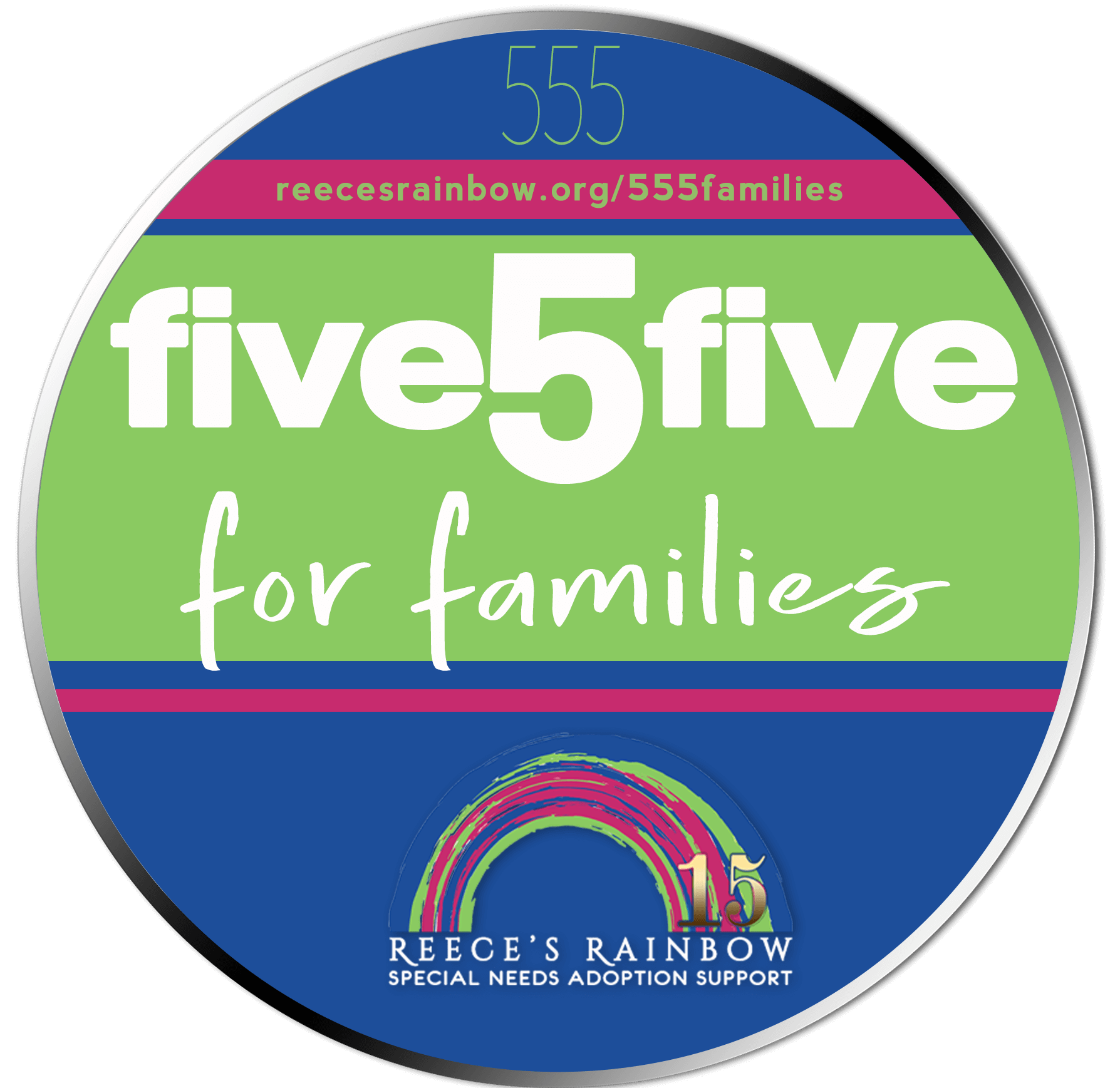 5 5 5 For Families Reece s Rainbow